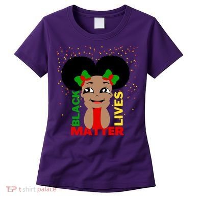 Black Lives Matter African American Cute Pride Women's T-Shirt