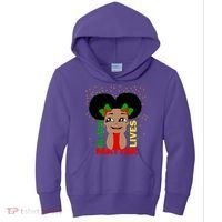 Black Lives Matter African American Cute Pride Kids Hoodie thumb 0