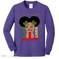 Black Lives Matter African American Cute Pride Kids Long Sleeve Shirt thumb 0