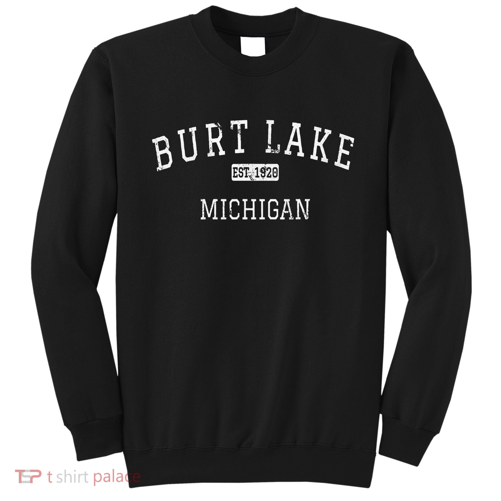 Burt Lake Michigan MI Vintage Sweatshirt