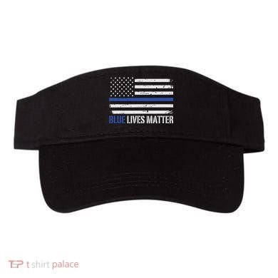 Blue Lives Matter Thin Blue Line American Flag Cop Visor