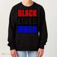 Black Lives Maga Black Conservative Republican Protrump Women's Sweatshirt thumb 0