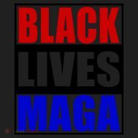 Black Lives Maga Black Conservative Republican Protrump Women's Sweatshirt thumb 2