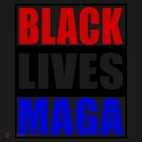 Black Lives Maga Black Conservative Republican Protrump Backpack thumb 2