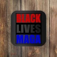 Black Lives Maga Black Conservative Republican Protrump Coaster thumb 0