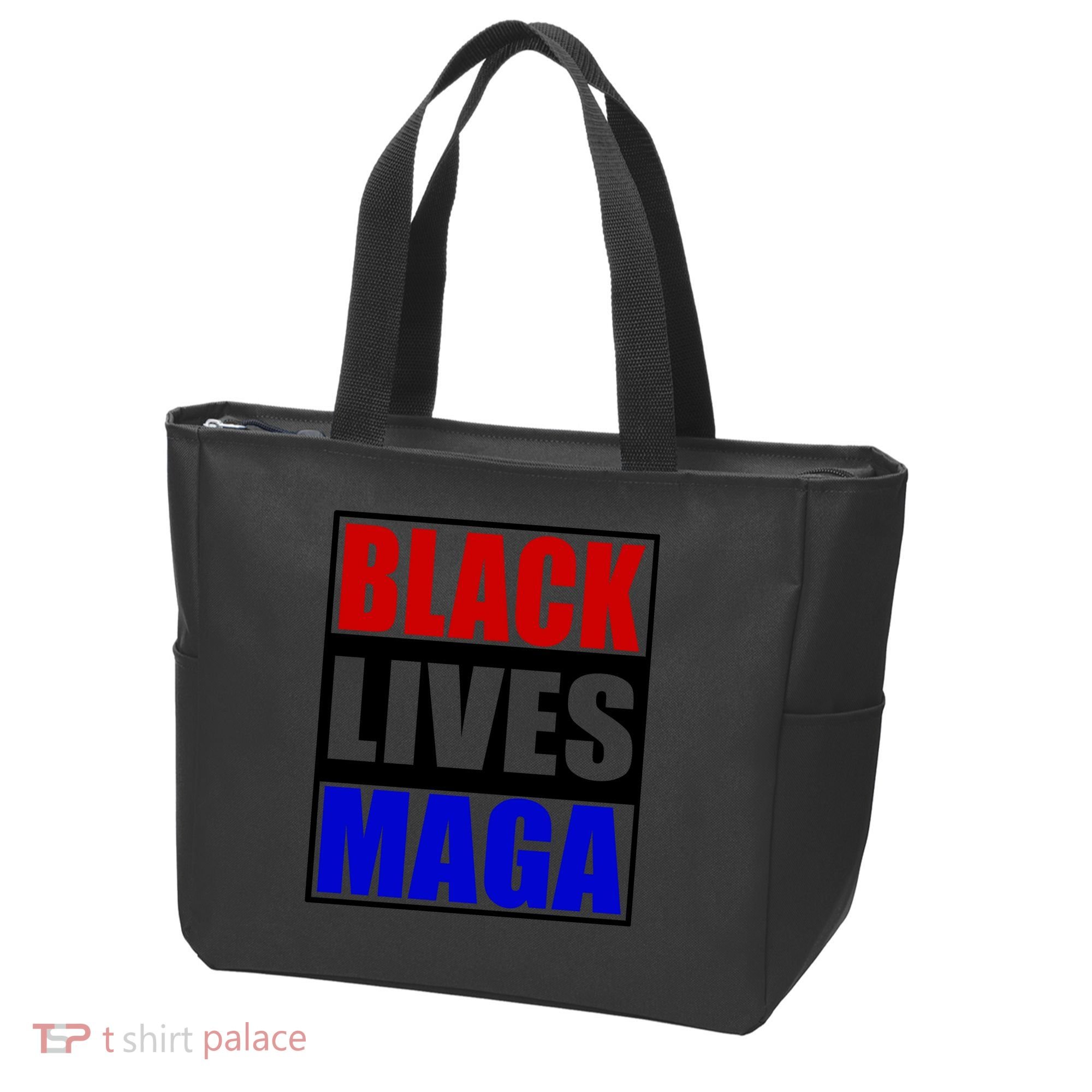 Black Lives Maga Black Conservative Republican Protrump Tote Bag