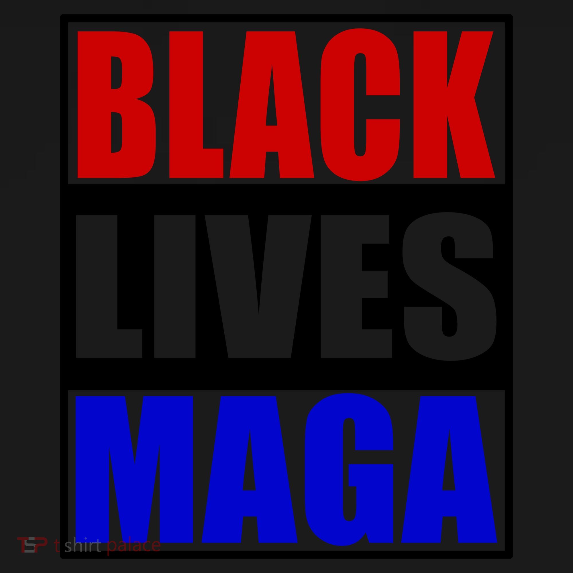 Black Lives Maga Black Conservative Republican Protrump Tote Bag