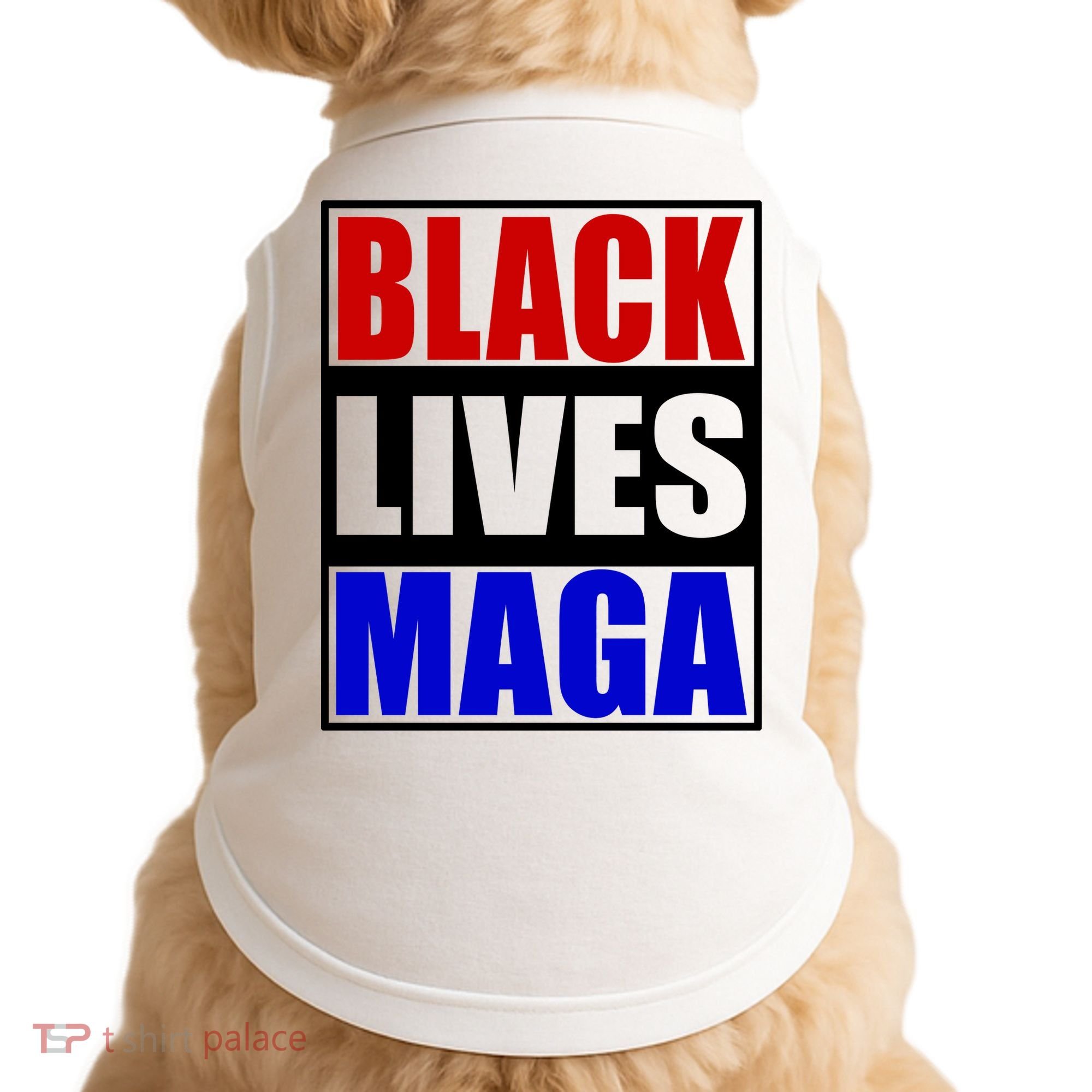 Black Lives Maga Black Conservative Republican Protrump Doggie Tank