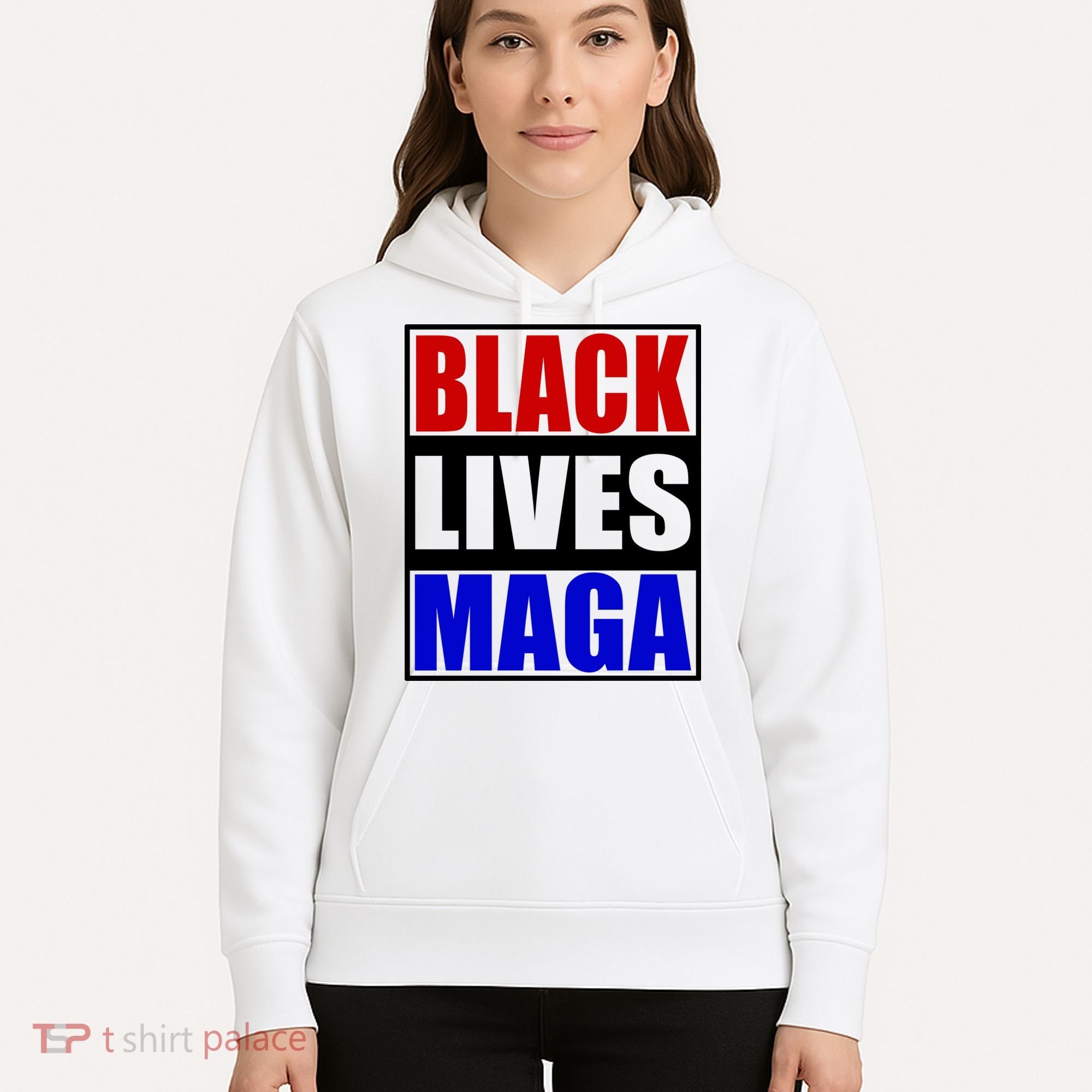 Black Lives Maga Black Conservative Republican Protrump Hoodie