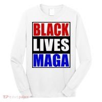 Black Lives Maga Black Conservative Republican Protrump Long Sleeve Shirt thumb 0