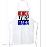 Black Lives Maga Black Conservative Republican Protrump Apron thumb 0