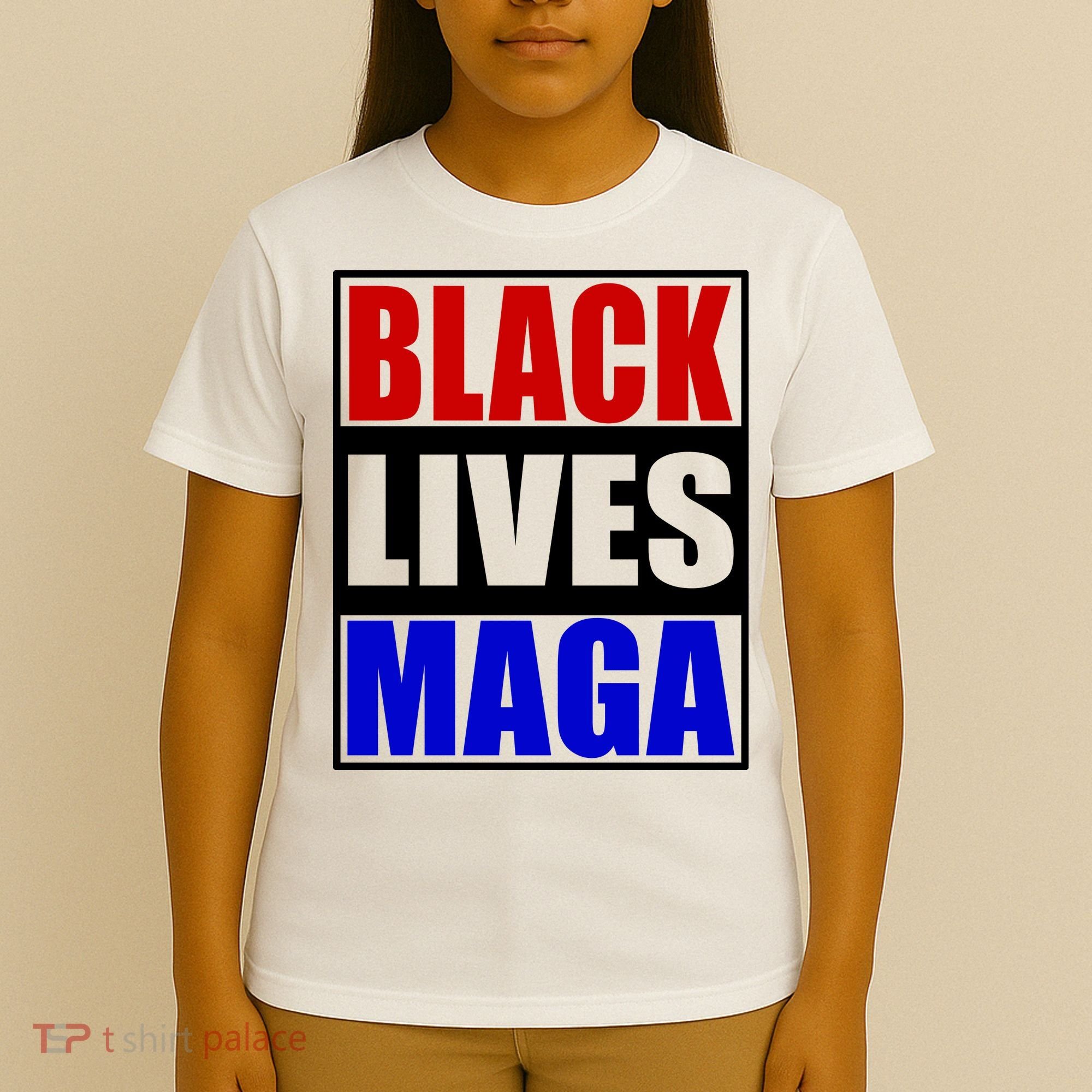 Black Lives Maga Black Conservative Republican Protrump T-Shirt