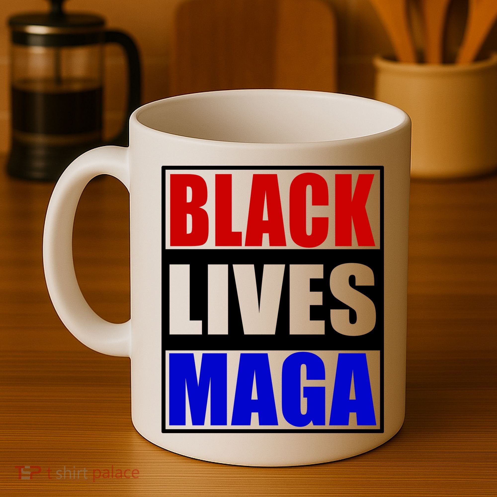 Black Lives Maga Black Conservative Republican Protrump Coffee Mug