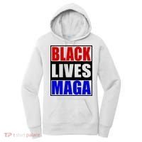 Black Lives Maga Black Conservative Republican Protrump Women's Hoodie thumb 0