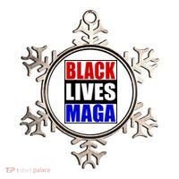 Black Lives Maga Black Conservative Republican Protrump Ornament thumb 0