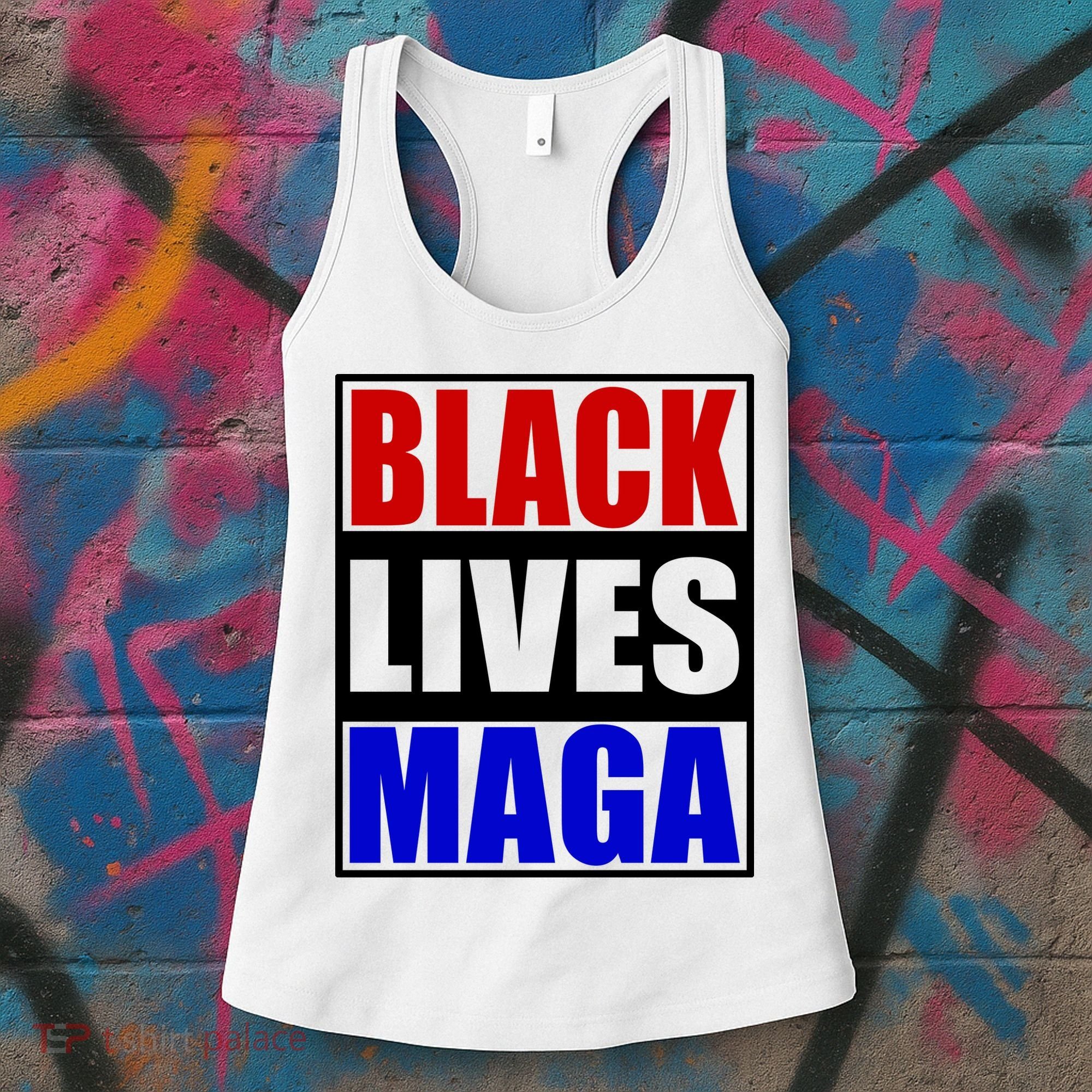 Black Lives Maga Black Conservative Republican Protrump Women's Tank Top