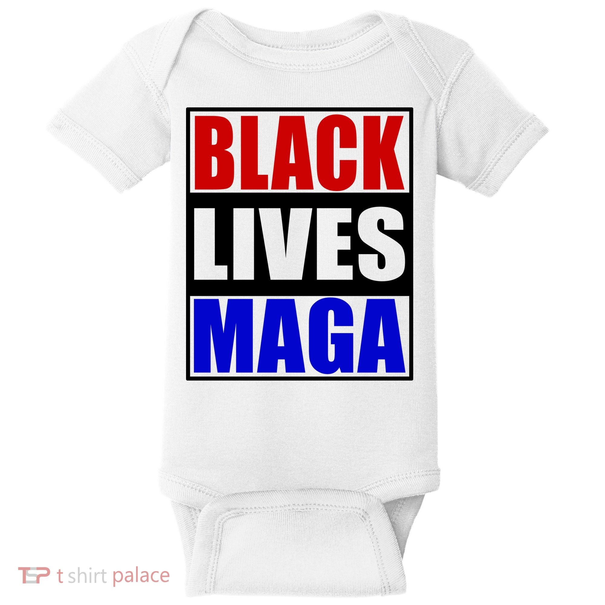 Black Lives Maga Black Conservative Republican Protrump Baby Bodysuit