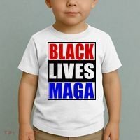 Black Lives Maga Black Conservative Republican Protrump Toddler T-Shirt thumb 2