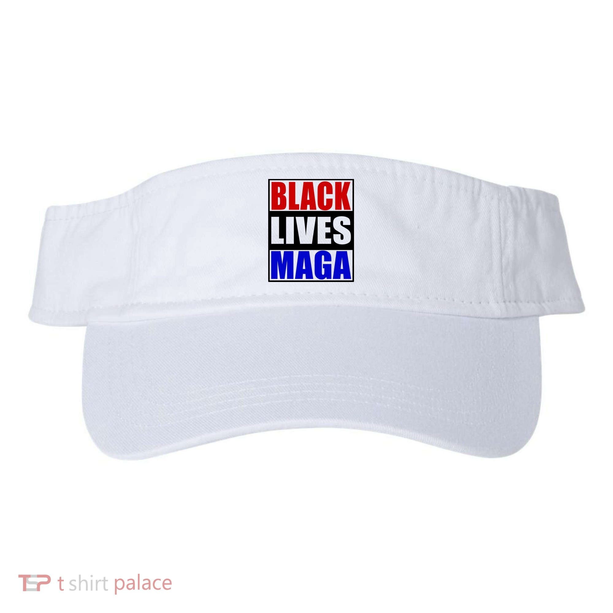 Black Lives Maga Black Conservative Republican Protrump Visor