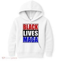 Black Lives Maga Black Conservative Republican Protrump Kids Hoodie thumb 0