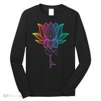 Breathe Lotus Mandala Unalome Inspire & Shine Creations Long Sleeve Shirt thumb 0