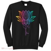 Breathe Lotus Mandala Unalome Inspire & Shine Creations Sweatshirt thumb 0