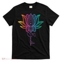 Breathe Lotus Mandala Unalome Inspire & Shine Creations T-Shirt thumb 0