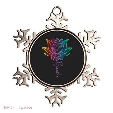 Breathe Lotus Mandala Unalome Inspire & Shine Creations Ornament