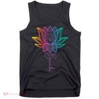 Breathe Lotus Mandala Unalome Inspire & Shine Creations Tank Top thumb 0