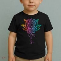Breathe Lotus Mandala Unalome Inspire & Shine Creations Toddler T-Shirt thumb 2