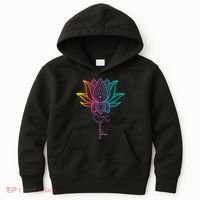Breathe Lotus Mandala Unalome Inspire & Shine Creations Kids Hoodie thumb 0