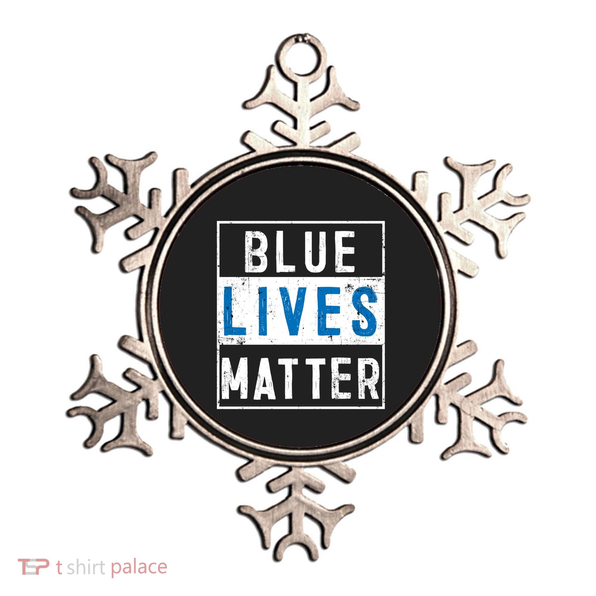 Blue Lives Matter Funny Police Officer Supporter Gift Great Gift Ornament