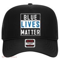 Blue Lives Matter Funny Police Officer Supporter Gift Great Gift Hat thumb 0