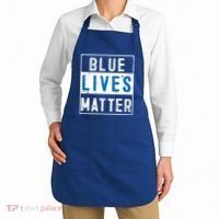 Blue Lives Matter Funny Police Officer Supporter Gift Great Gift Apron thumb 2