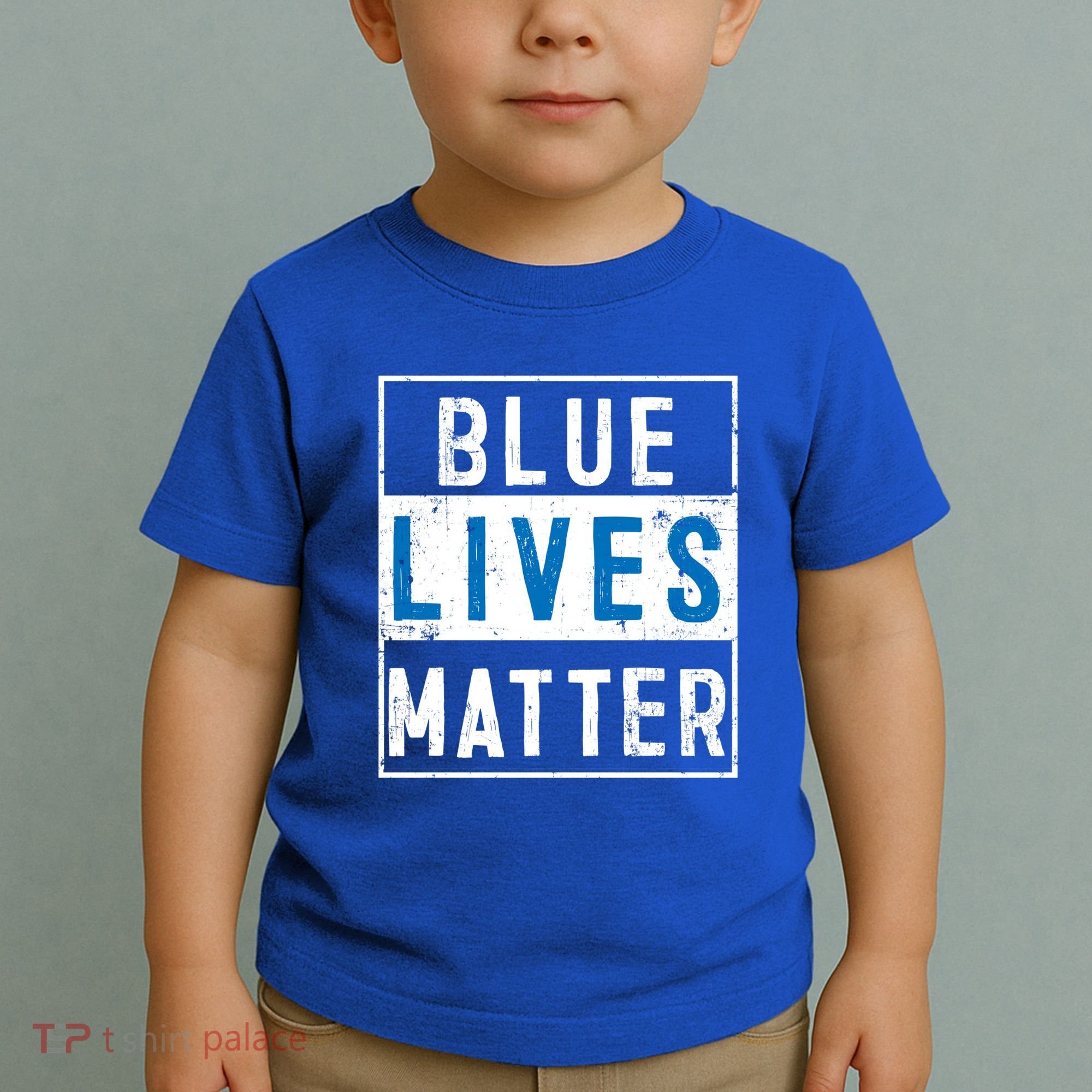 Blue Lives Matter Funny Police Officer Supporter Gift Great Gift Toddler T-Shirt