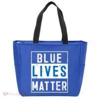 Blue Lives Matter Funny Police Officer Supporter Gift Great Gift Tote Bag thumb 0