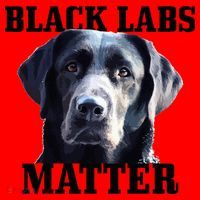 Black Labs Matter Labrador Retriever Mom Dad Dog Lover Santa Hat thumb 1