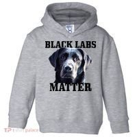 Black Labs Matter Labrador Retriever Mom Dad Dog Lover Toddler Hoodie thumb 0