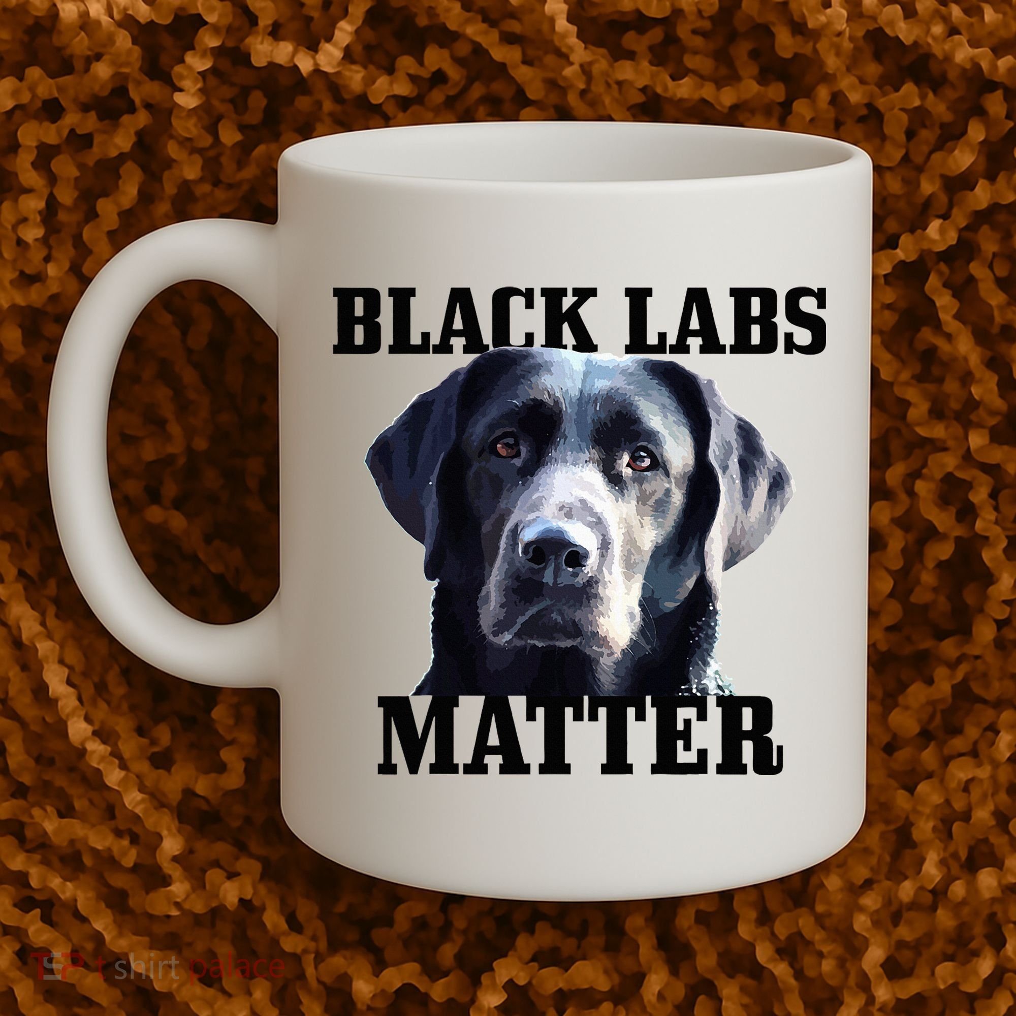 Black Labs Matter Labrador Retriever Mom Dad Dog Lover Coffee Mug