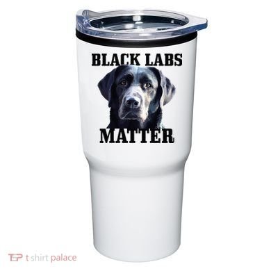 Black Labs Matter Labrador Retriever Mom Dad Dog Lover Tumbler