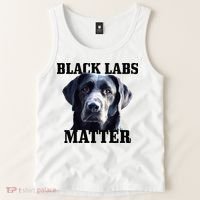Black Labs Matter Labrador Retriever Mom Dad Dog Lover Tank Top thumb 2