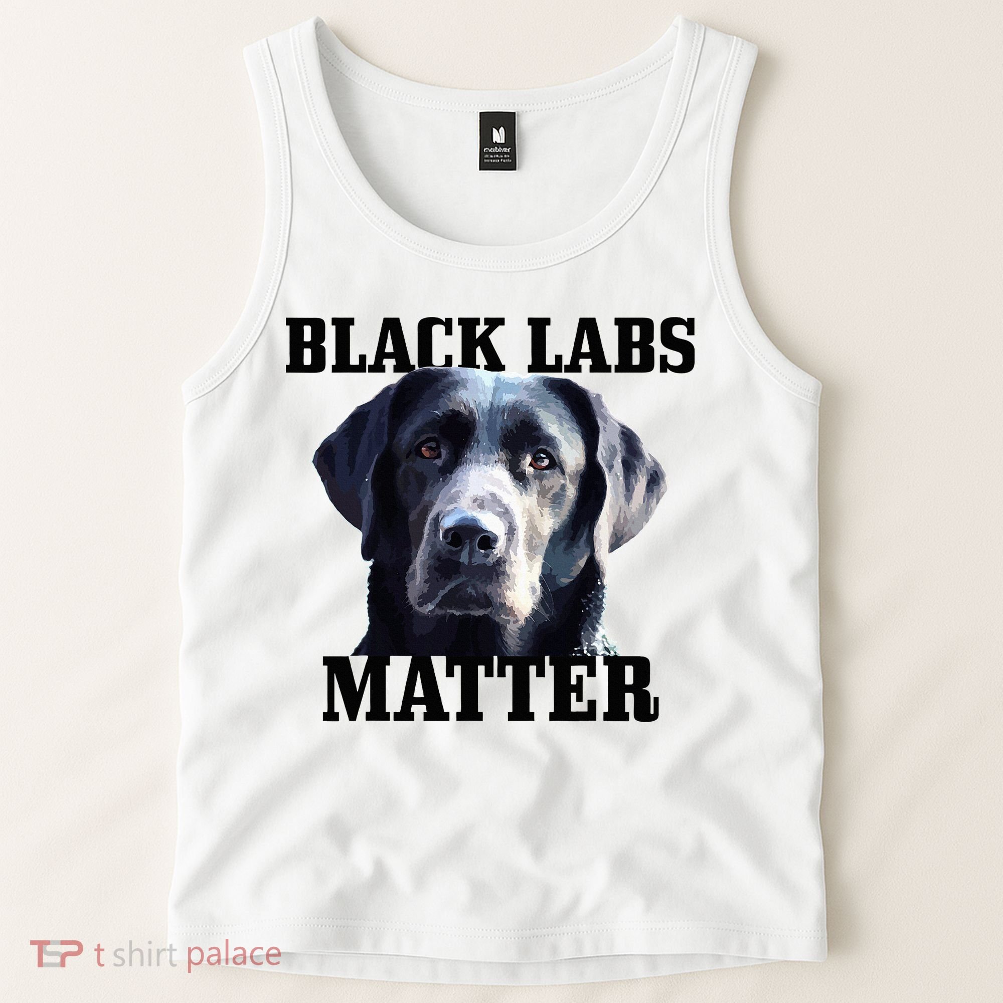 Black Labs Matter Labrador Retriever Mom Dad Dog Lover Tank Top