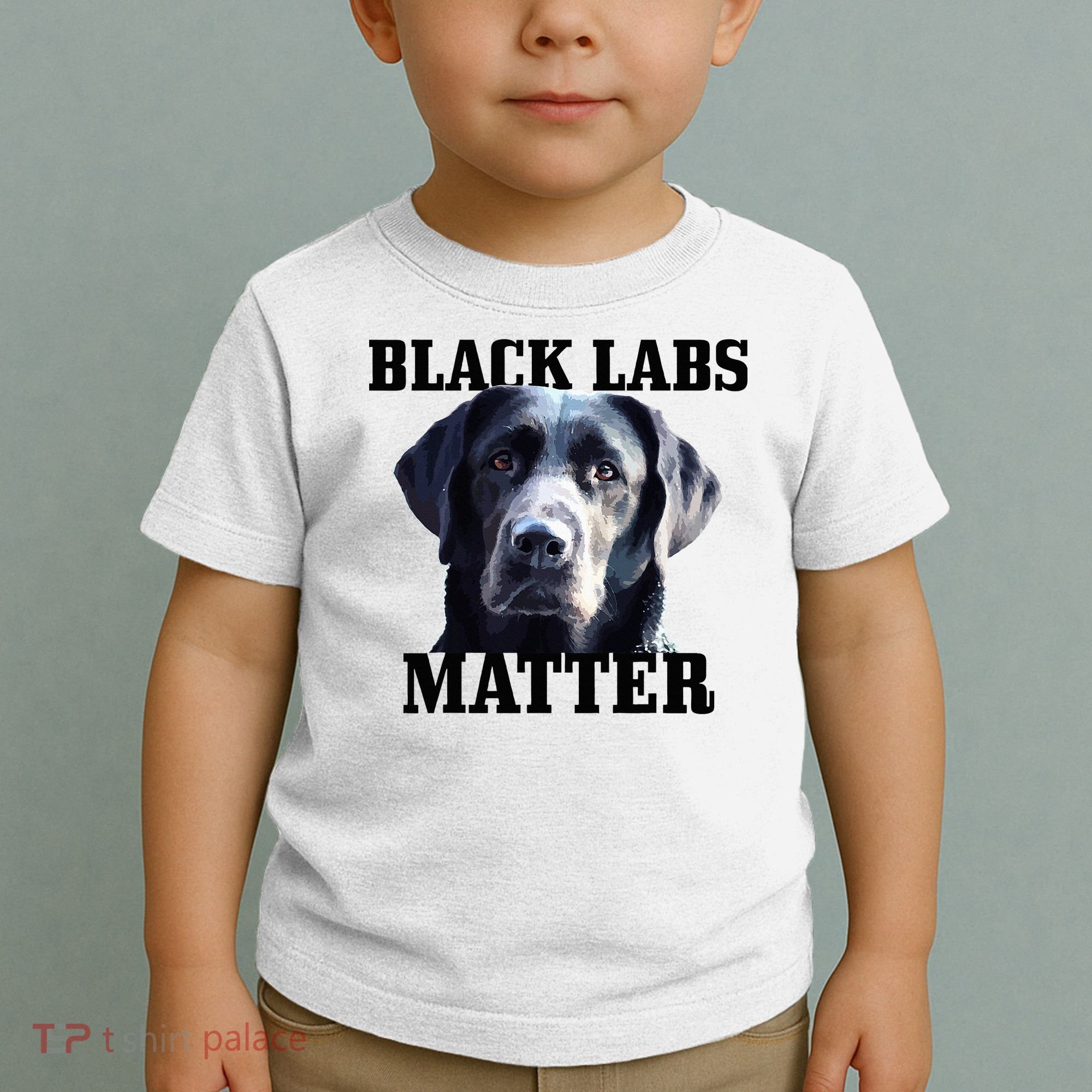 Black Labs Matter Labrador Retriever Mom Dad Dog Lover Toddler T-Shirt