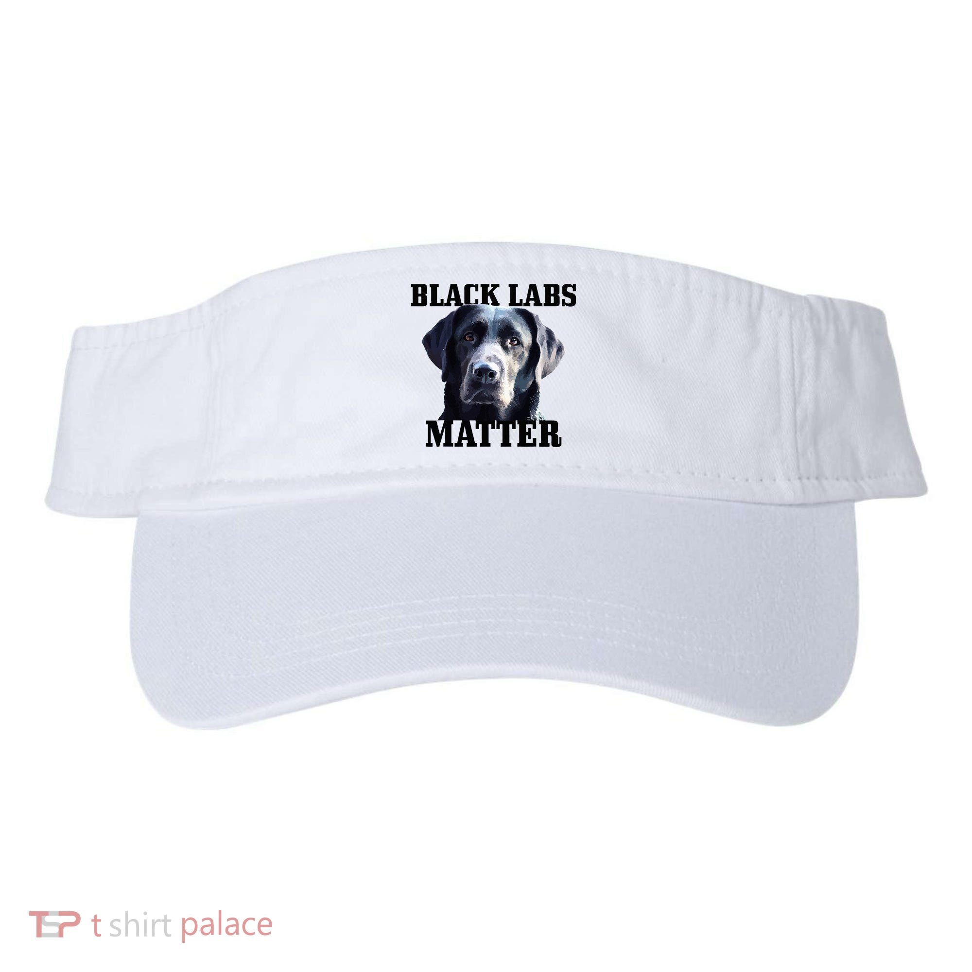 Black Labs Matter Labrador Retriever Mom Dad Dog Lover Visor