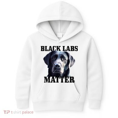 Black Labs Matter Labrador Retriever Mom Dad Dog Lover Kids Hoodie