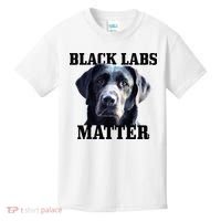 Black Labs Matter Labrador Retriever Mom Dad Dog Lover Kids T-Shirt thumb 0