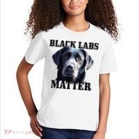 Black Labs Matter Labrador Retriever Mom Dad Dog Lover Kids T-Shirt thumb 2