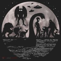 Bigfoot Loch Ness Monster Mothman And Aliens! Funny Cryptid Beanie thumb 2