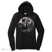 Bigfoot Loch Ness Monster Mothman And Aliens! Funny Cryptid Women's Hoodie thumb 0
