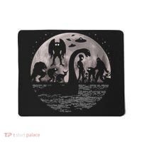 Bigfoot Loch Ness Monster Mothman And Aliens! Funny Cryptid Mousepad thumb 0